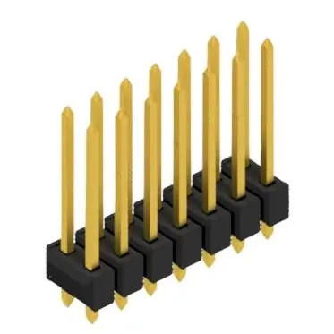 Sichere Zahlung Stiftleiste, 14-polig, RM 2.54 mm, gerade, schwarz, 10054809