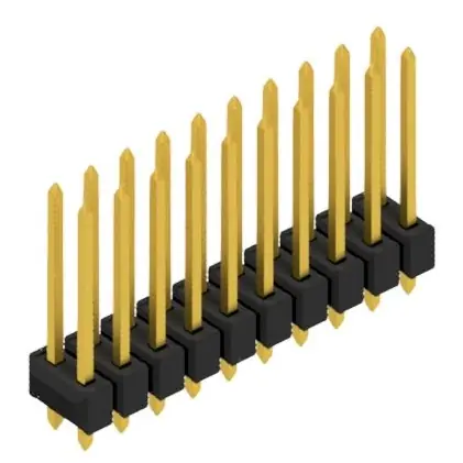 Stiftleiste, 20-polig, RM 2.54 mm, gerade, schwarz, 10054818 Meistverkauft