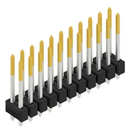Stiftleiste, 22-polig, RM 2.54 mm, gerade, schwarz, 10054822 Echt