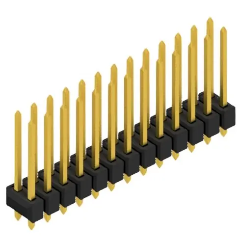 Online Kaufen Stiftleiste, 26-polig, RM 2.54 mm, gerade, schwarz, 10054827