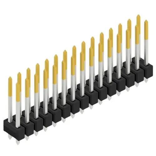 Highlight Stiftleiste, 30-polig, RM 2.54 mm, gerade, schwarz, 10054835