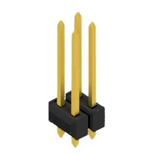 Stiftleiste, 4-polig, RM 2.54 mm, gerade, schwarz, 10054792 Nur Für Kurze Zeit