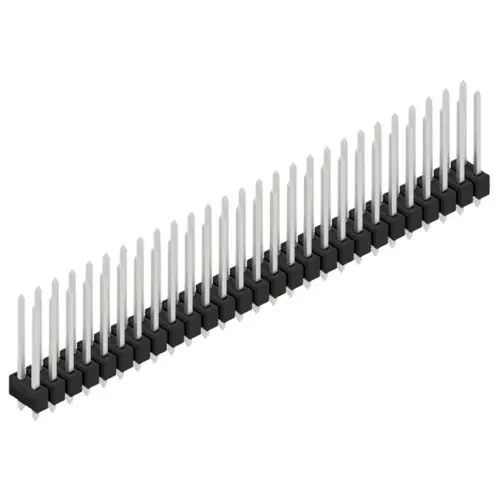 Must-Have Stiftleiste, 54-polig, RM 2.54 mm, gerade, schwarz, 10054875