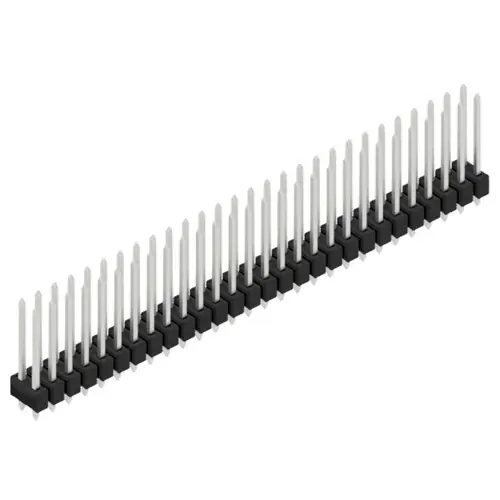 Beliebt Stiftleiste, 56-polig, RM 2.54 mm, gerade, schwarz, 10054878