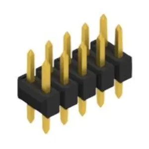 Preisreduziert Stiftleiste, 10-polig, RM 2.54 mm, gerade, schwarz, 10054917