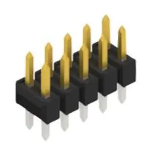 Neue Ware Stiftleiste, 10-polig, RM 2.54 mm, gerade, schwarz, 10054918