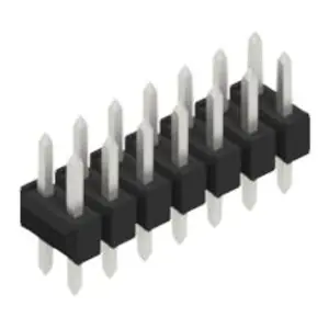 Stiftleiste, 14-polig, RM 2.54 mm, gerade, schwarz, 10054925 Solange Der Vorrat Reicht