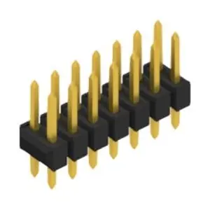 Stiftleiste, 14-polig, RM 2.54 mm, gerade, schwarz, 10055034 Begrenztes Angebot