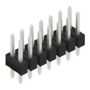 Stiftleiste, 14-polig, RM 2.54 mm, gerade, schwarz, 10055036 Aktuell