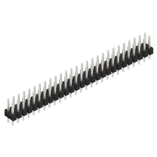 Sonderangebot Stiftleiste, 54-polig, RM 2.54 mm, gerade, schwarz, 10055097