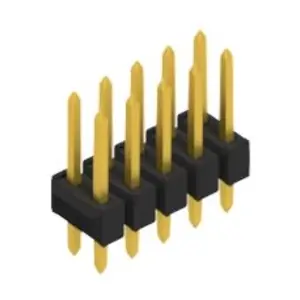 Echt Stiftleiste, 10-polig, RM 2.54 mm, gerade, schwarz, 10055137