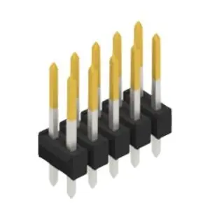 Knallerangebot Stiftleiste, 10-polig, RM 2.54 mm, gerade, schwarz, 10055252