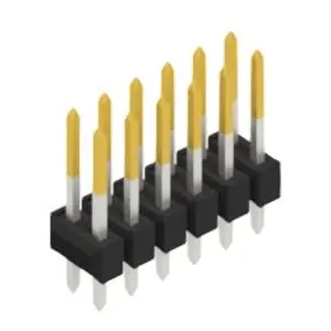 Ausverkauf Stiftleiste, 12-polig, RM 2.54 mm, gerade, schwarz, 10055255