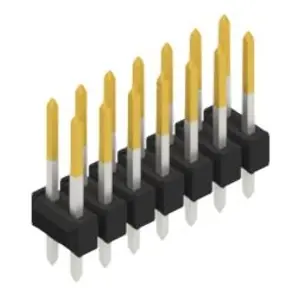 Stiftleiste, 14-polig, RM 2.54 mm, gerade, schwarz, 10055258 Kracherpreis