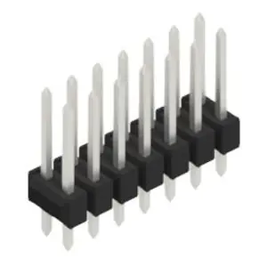 Knallerangebot Stiftleiste, 14-polig, RM 2.54 mm, gerade, schwarz, 10055259