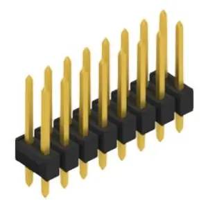 Stiftleiste, 16-polig, RM 2.54 mm, gerade, schwarz, 10055260 Online Kaufen