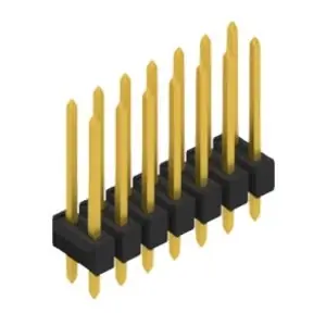 Stiftleiste, 14-polig, RM 2.54 mm, gerade, schwarz, 10055370 Wochenendangebot