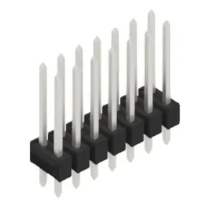 Stiftleiste, 14-polig, RM 2.54 mm, gerade, schwarz, 10055372 Sale