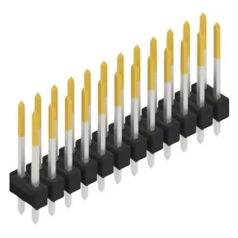 Stiftleiste, 24-polig, RM 2.54 mm, gerade, schwarz, 10055387 Nur Heute