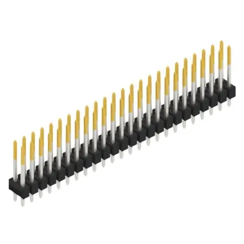 Schnäppchen Stiftleiste, 48-polig, RM 2.54 mm, gerade, schwarz, 10055423