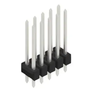 Ausverkauf Stiftleiste, 10-polig, RM 2.54 mm, gerade, schwarz, 10055463
