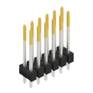 Stiftleiste, 12-polig, RM 2.54 mm, gerade, schwarz, 10055466 Jetzt Kaufen