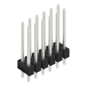 Gratis Versand Stiftleiste, 12-polig, RM 2.54 mm, gerade, schwarz, 10055467