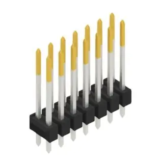 Stiftleiste, 14-polig, RM 2.54 mm, gerade, schwarz, 10055469 Nur Für Kurze Zeit