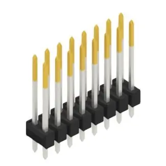 Stiftleiste, 16-polig, RM 2.54 mm, gerade, schwarz, 10055472 Beliebt