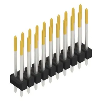 Neuheit Stiftleiste, 20-polig, RM 2.54 mm, gerade, schwarz, 10055479