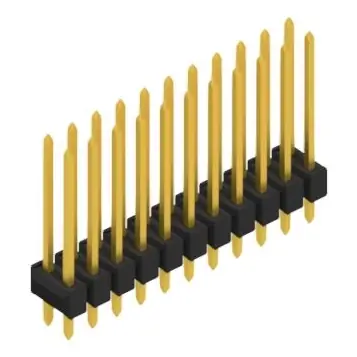 Stiftleiste, 22-polig, RM 2.54 mm, gerade, schwarz, 10055481 Top-Angebot