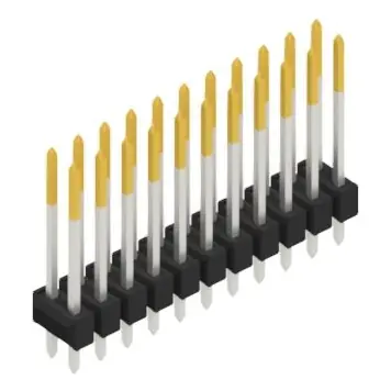 Stiftleiste, 22-polig, RM 2.54 mm, gerade, schwarz, 10055482 Knallerangebot