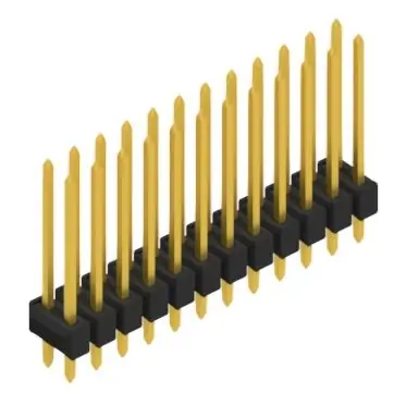 Sonderaktion Stiftleiste, 24-polig, RM 2.54 mm, gerade, schwarz, 10055484