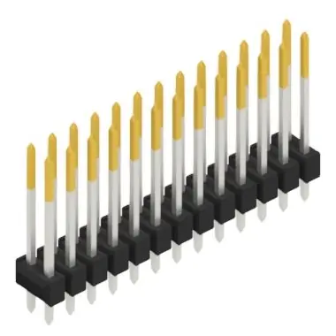 Online Kaufen Stiftleiste, 26-polig, RM 2.54 mm, gerade, schwarz, 10055489