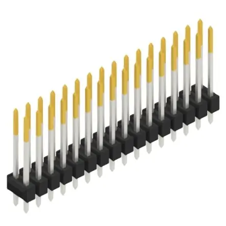 Gratis Versand Stiftleiste, 32-polig, RM 2.54 mm, gerade, schwarz, 10055498