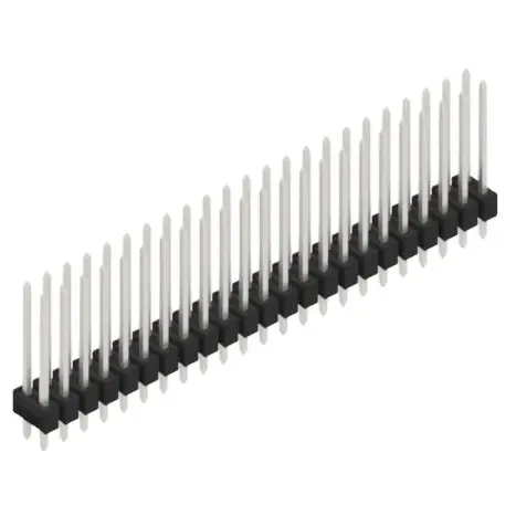 Stiftleiste, 46-polig, RM 2.54 mm, gerade, schwarz, 10055522 Neue Kollektion