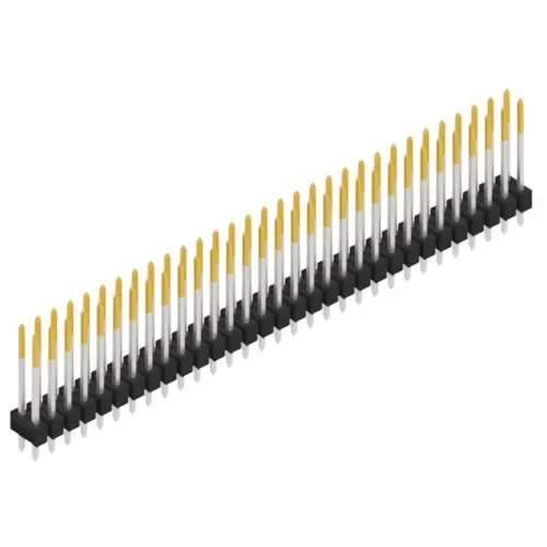 Direktkauf Stiftleiste, 62-polig, RM 2.54 mm, gerade, schwarz, 10055547