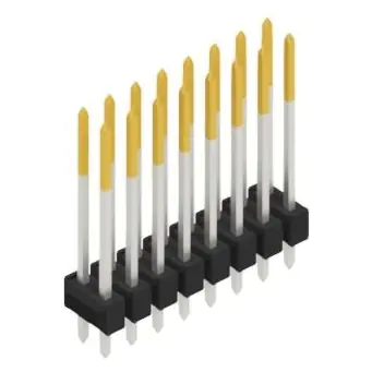 Stiftleiste, 16-polig, RM 2.54 mm, gerade, schwarz, 10055584 Angebot