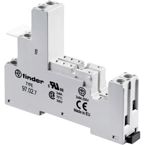 Saisonangebot Relaissockel, mit integrierter Schnappbefestigung für 46.52T Relais, 97.02.7