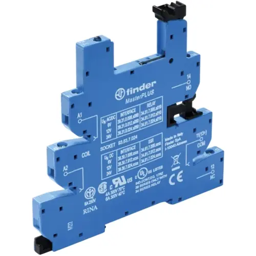 Relaissockel, mit Schraubklemmen für elektromechanische Relais - EMR, 93.63.8.230 Preiswert