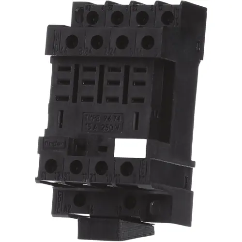 Relaissockel, schwarz für 56.34 Relais, 96.74.0 Schnäppchen