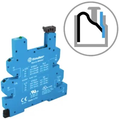 Relaissockel, mit Push-In-Klemmen für elektromechanische Relais - EMR, 93.60.0.125 Preiswert
