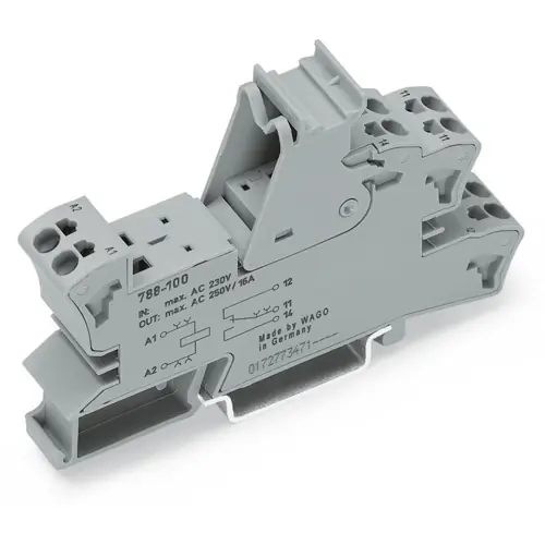 Relaissockel, 2 Wechsler für Relais, 788-109 Markenware