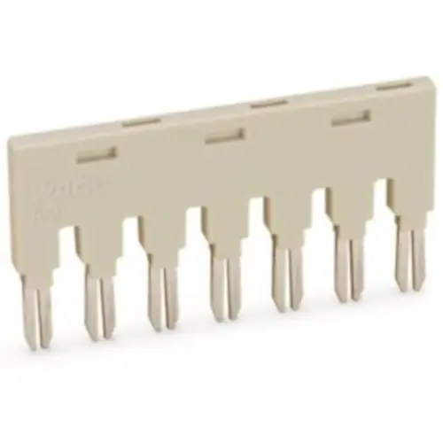 Garantierte Lieferung Kammbrücke, 7-fach, 18 A, isoliert rot für Brückungsschacht, 859-407/000-005