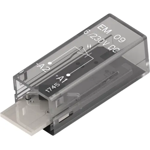 Billig Schutzmodul, A1+A2 für Stecksockel, 9-1415036-1