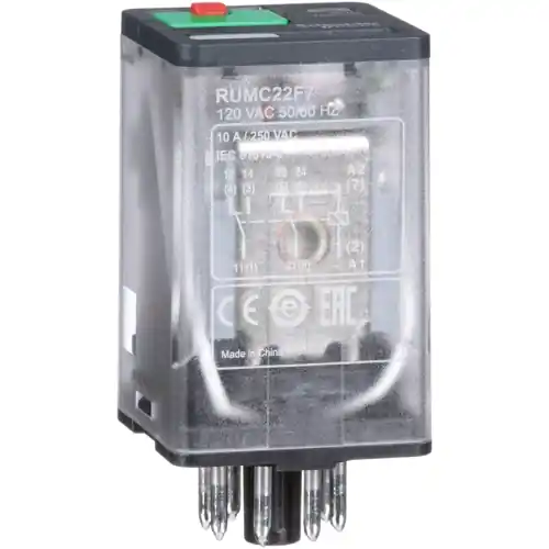 Relais, 2 Wechsler, 120 V (AC), 10 A, monostabil, RUMC22F7 Knallerangebot
