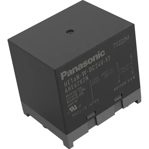 Schnäppchen Relais, 1 Schließer, 24 V (DC), 230 Ω, 120 A, 60 V (DC), 800 V (AC), monostabil, HE1AN-W-DC24V-Y7