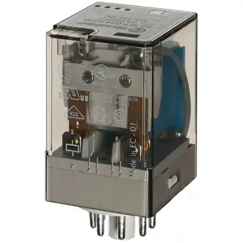 Preisknaller Relais, 2 Wechsler, 24 V (DC), 445 Ω, 10 A, 400 V (AC), monostabil, 60.12.9.024.0040