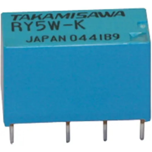 Echt Relais, 2 Wechsler, 5 V (DC), 165 Ω, 1 A, 120 V (AC), monostabil, RY-05W-K