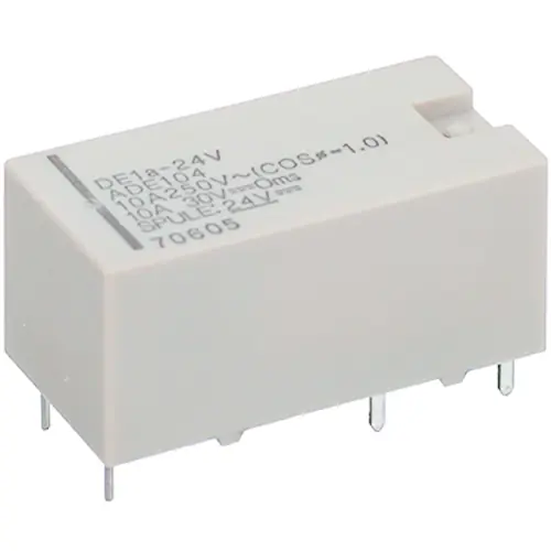 Relais, 1 Schließer + 1 Öffner, 24 V (DC), 2.88 kΩ, 8 A, 230 V (DC), 440 V (AC), bistabil, DE1A1BL224D Markenware